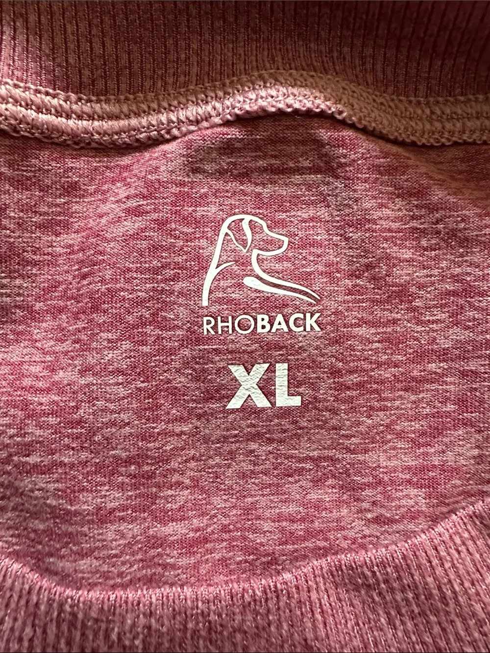 Rhoback pace performance Crewneck Sweatshirt- stretchy - Picture 2 of 5